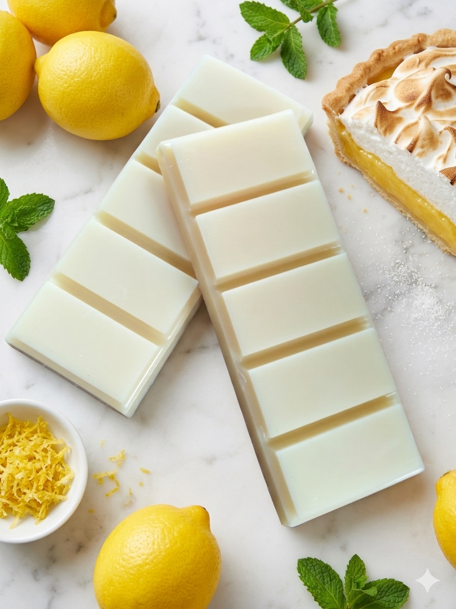 Fondant parfumé citron meringué - cire de soja