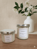 Jasmin - bougie parfumée à la cire de soja - L'orée des senteurs
