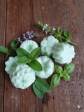 Fondant individuel menthe basilic  - cire de soja