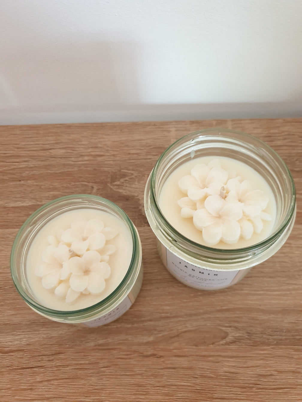 Jasmin - bougie parfumée à la cire de soja