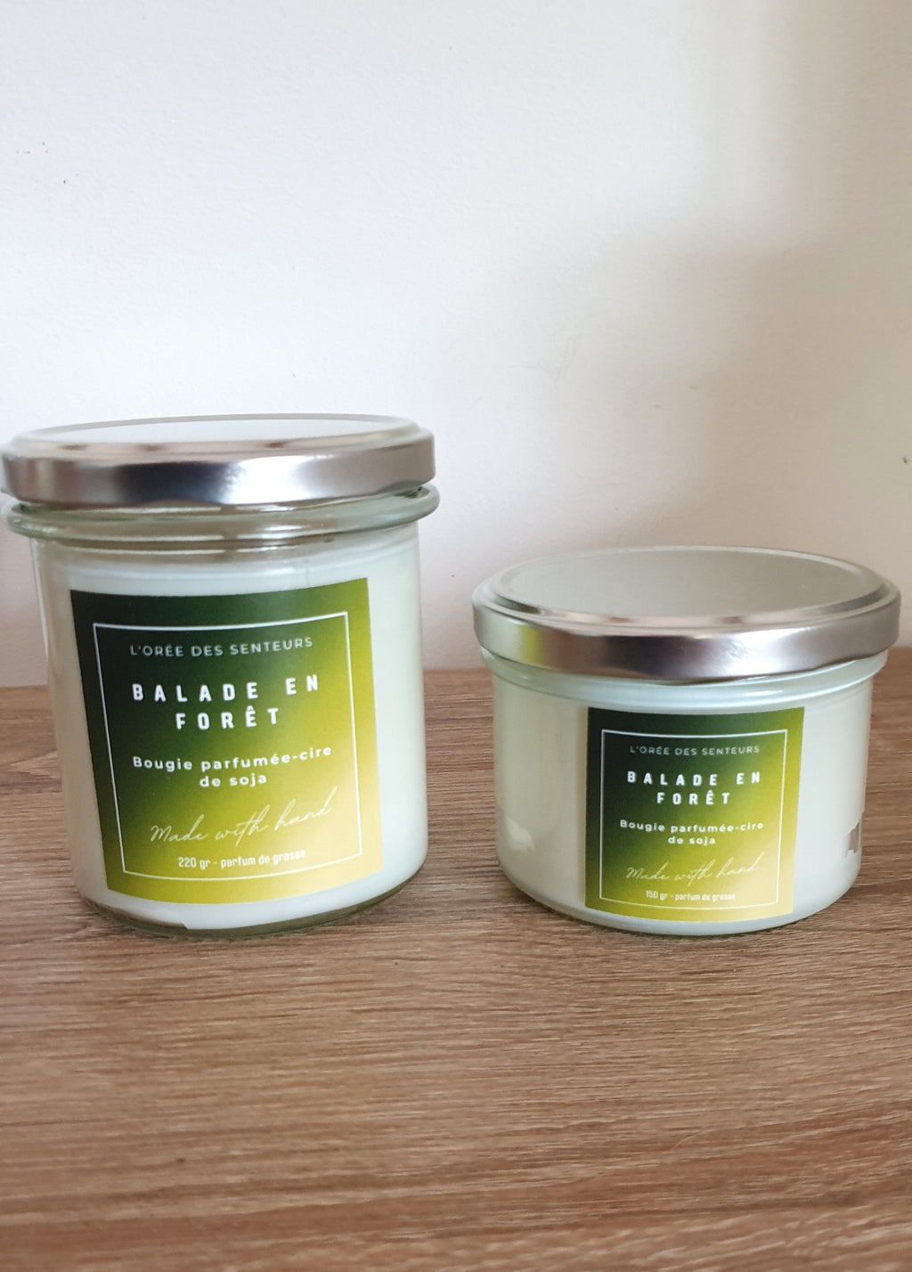 Balade en forêt - bougie parfumée à la cire de soja