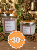Patchouli - bougie parfumée à la cire de soja - L'orée des senteurs