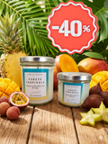 Pureté tropicale - bougie parfumée à la cire de soja - L'orée des senteurs